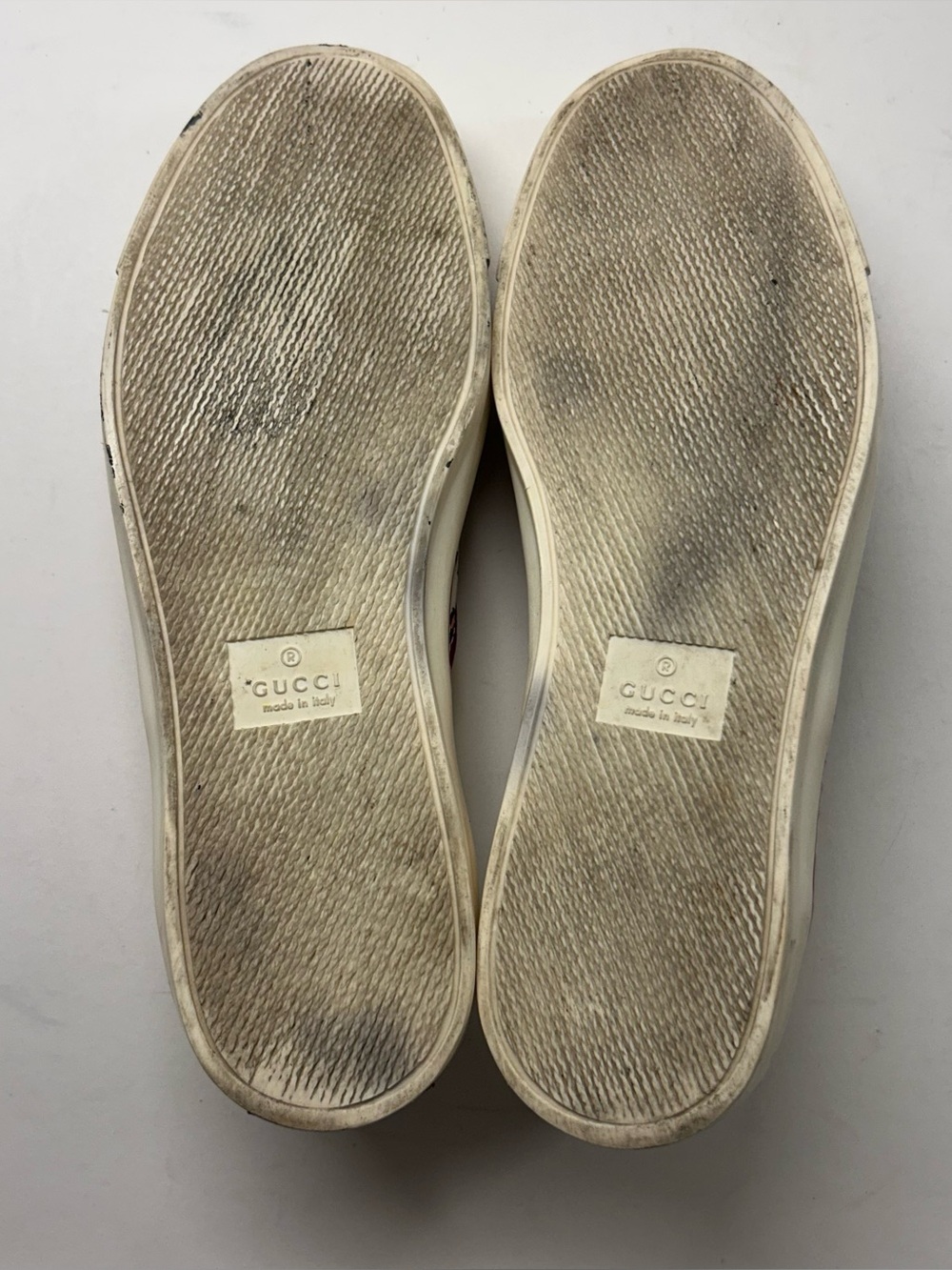 Gucci Men’s Tattoo Slip On Sneaker Shoes Size 38.5 Mermaid Roses Pirate Ocean - Picture 5 of 7